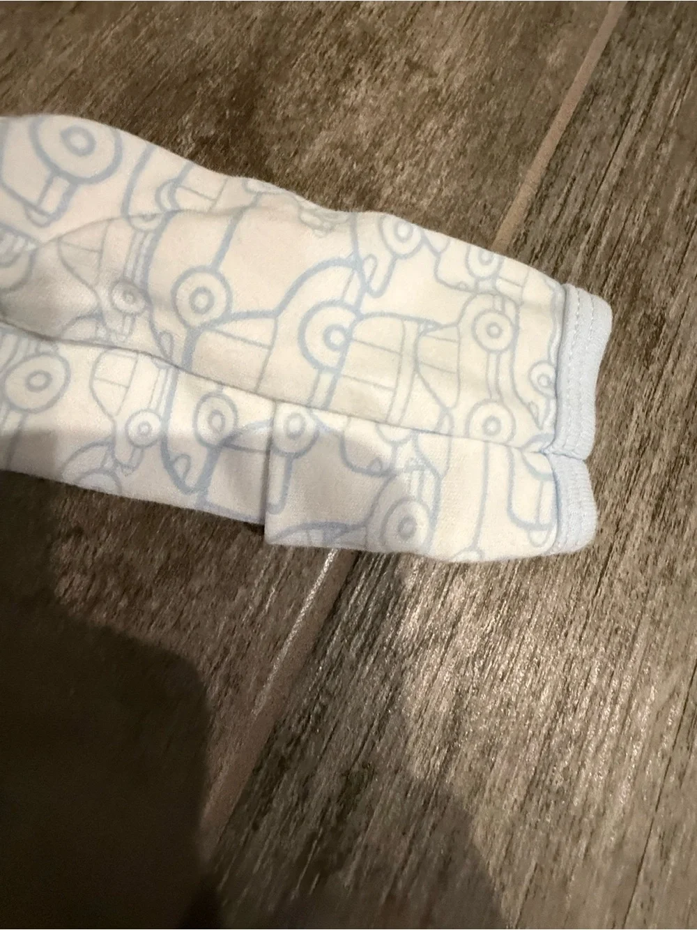 Magnetic Me Light Blue Car-Print Baby Sleep Gown - NB-3 months